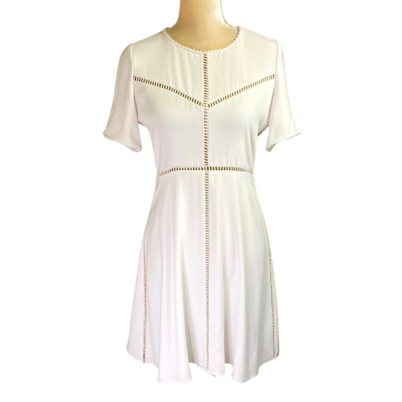 The Kooples Ladder Stitch Crepe Dress - Picture 2 of 9